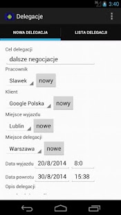 Delegacje Screenshots 3