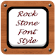 Rock Stone Font Style