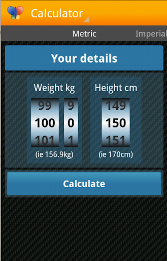 BMI calculator