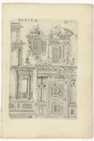 Half altaar, twee halve epitafen en twee halve portalen