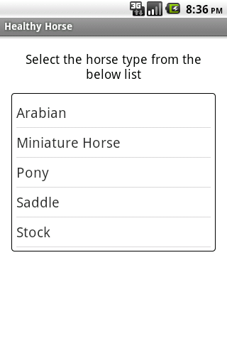 Healthy Horse Screen 2
