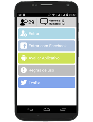 Chat Brasil - Bate Papo Gratis Screen 2