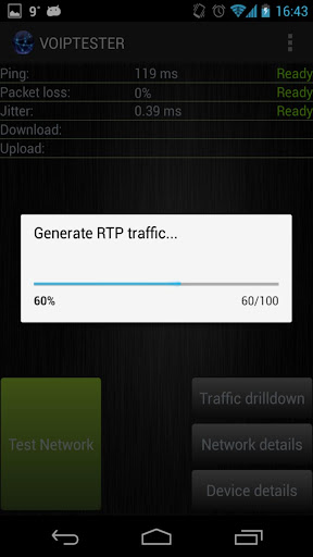 Voiptester: Network Test Tool