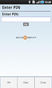 ActivIdentity 4TRESS Token screenshot 0