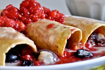 Fresh Fruit Enchiladas