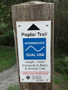 Poplar Trail Marker