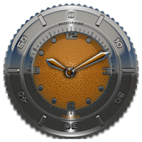 Clock Widget Orange Elephant APK Covergestaltung