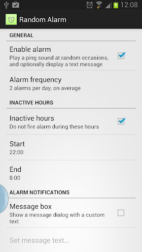 Random Alarm