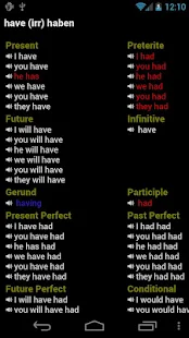 Verbes Anglais - screenshot thumbnail