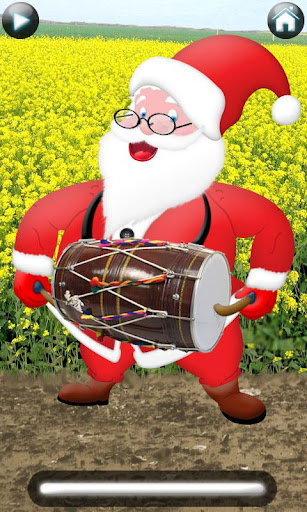 Santa With Dhol