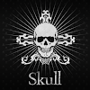 Black Skull Atom Theme