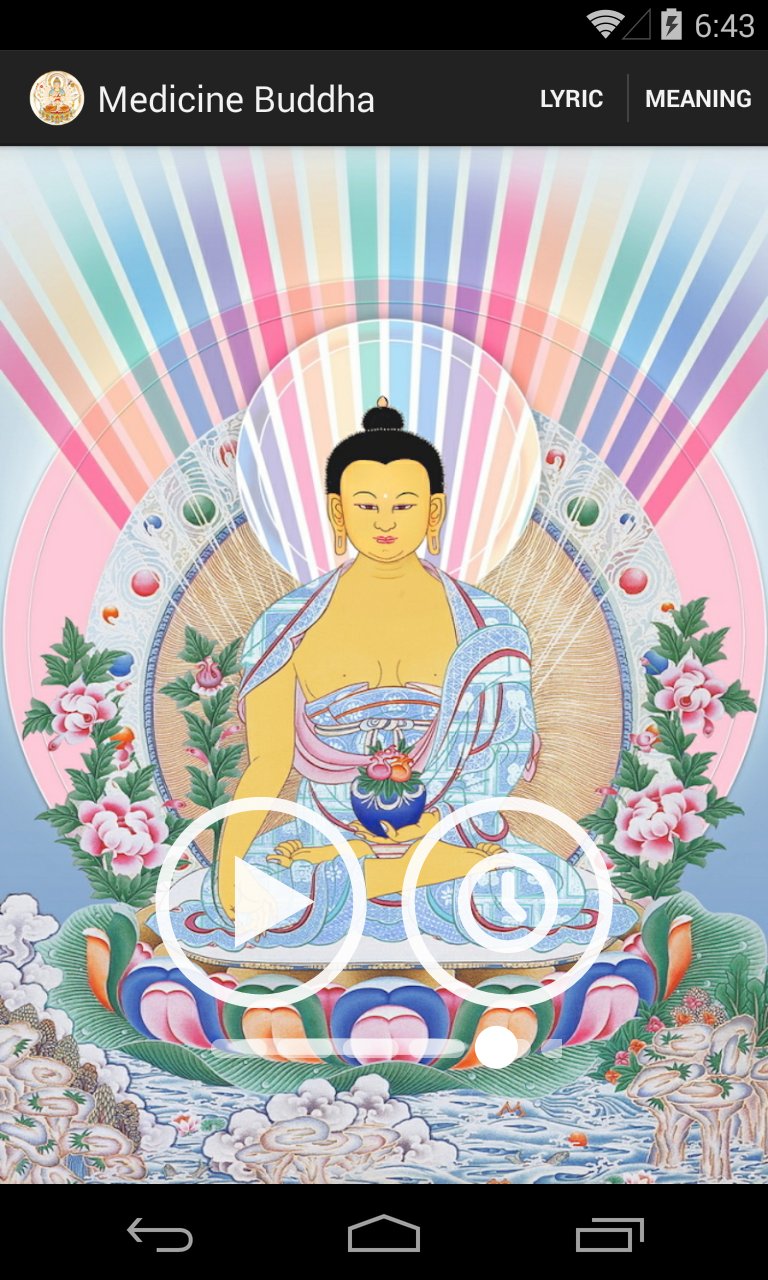 Buddha Chant Meditation Pro Screen 2