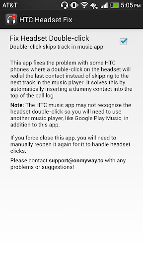 HTC Headset Fix