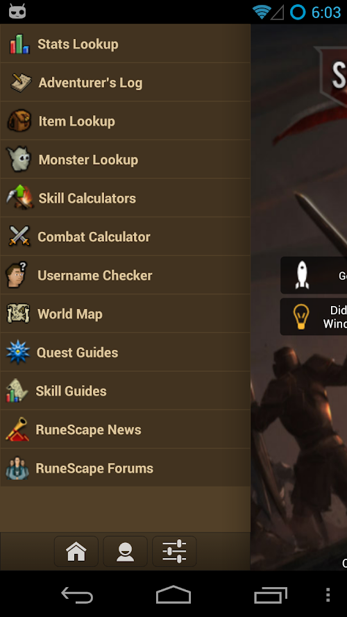 Android application RuneScape SwiftKit Mobile screenshort