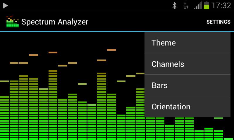Spectrum Analyzer 2 Screen 1