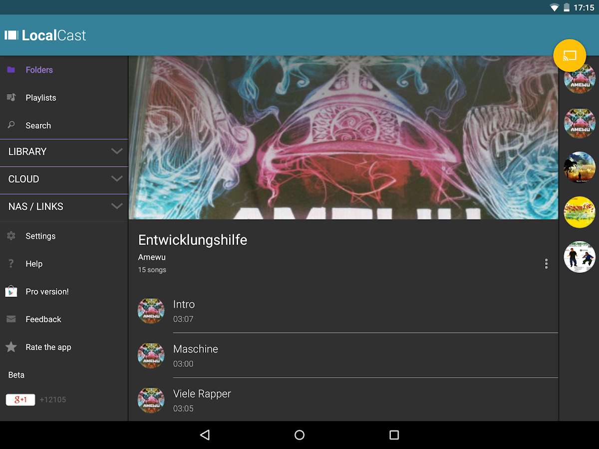 LocalCast for Chromecast/DLNA - screenshot