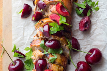 Chipotle Grilled Pork Tenderloin with Fresh Cherry Salsa