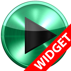 Poweramp widget MINT METAL logo