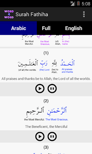 Surah Fathiha