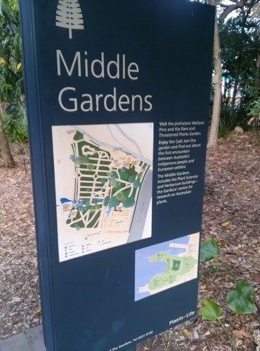 Middle Gardens in Botanical Gardens