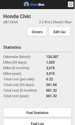 GloveBox - Car Fuel Expenses