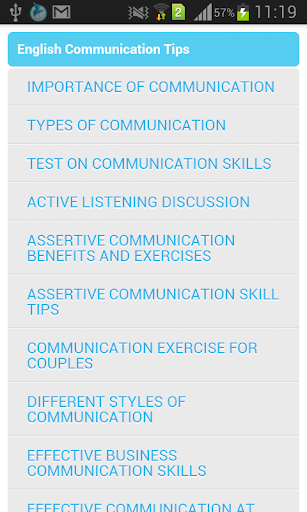 Increase English Communication