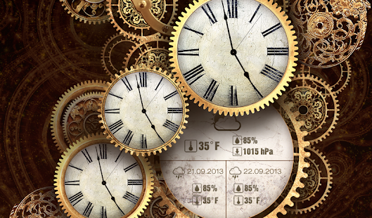 Gold Clock Live Wallpaper HD - screenshot thumbnail