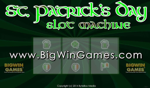 St Patrick's Day Free Slots