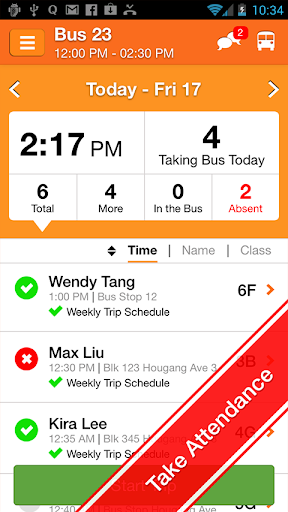 School Bus Attendance App