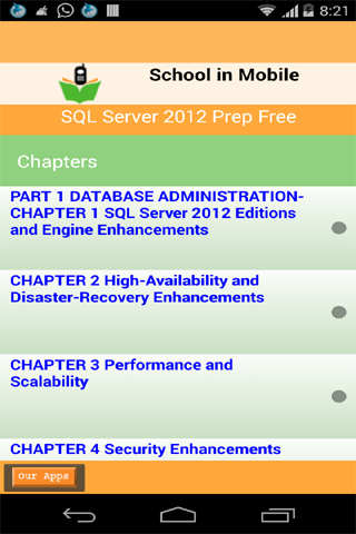 【免費教育App】SQL Server 2012的準備免費-APP點子