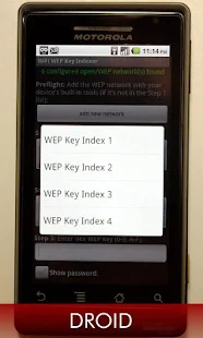 WiFi WEP Key Indexer - screenshot thumbnail