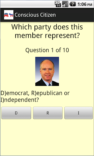 Know Your Rep. Quiz game