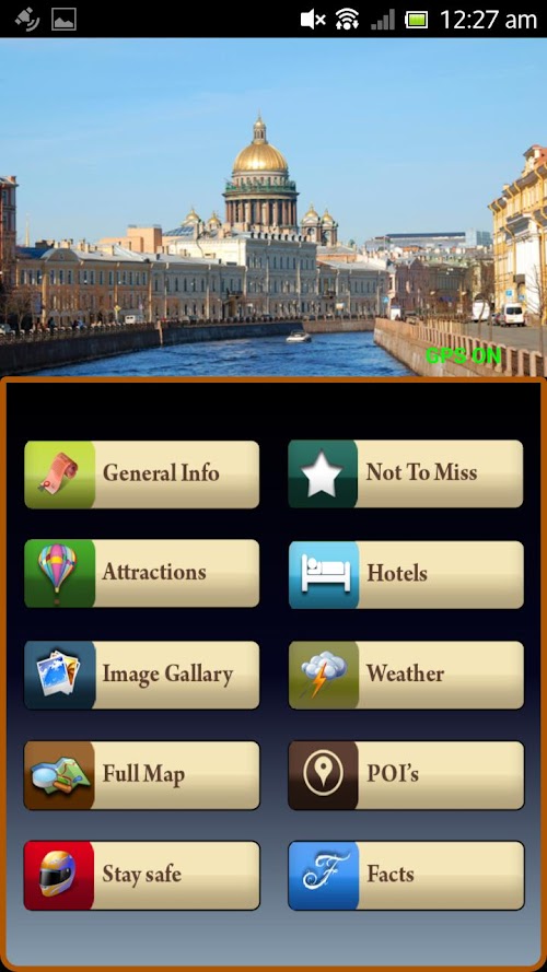 Android application St. Petersburg Offline Guide screenshort