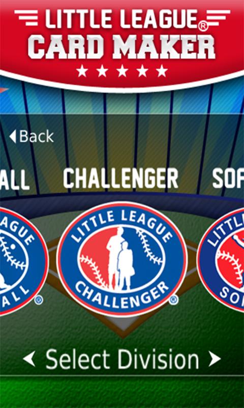 Little League® Card Maker Screen 3