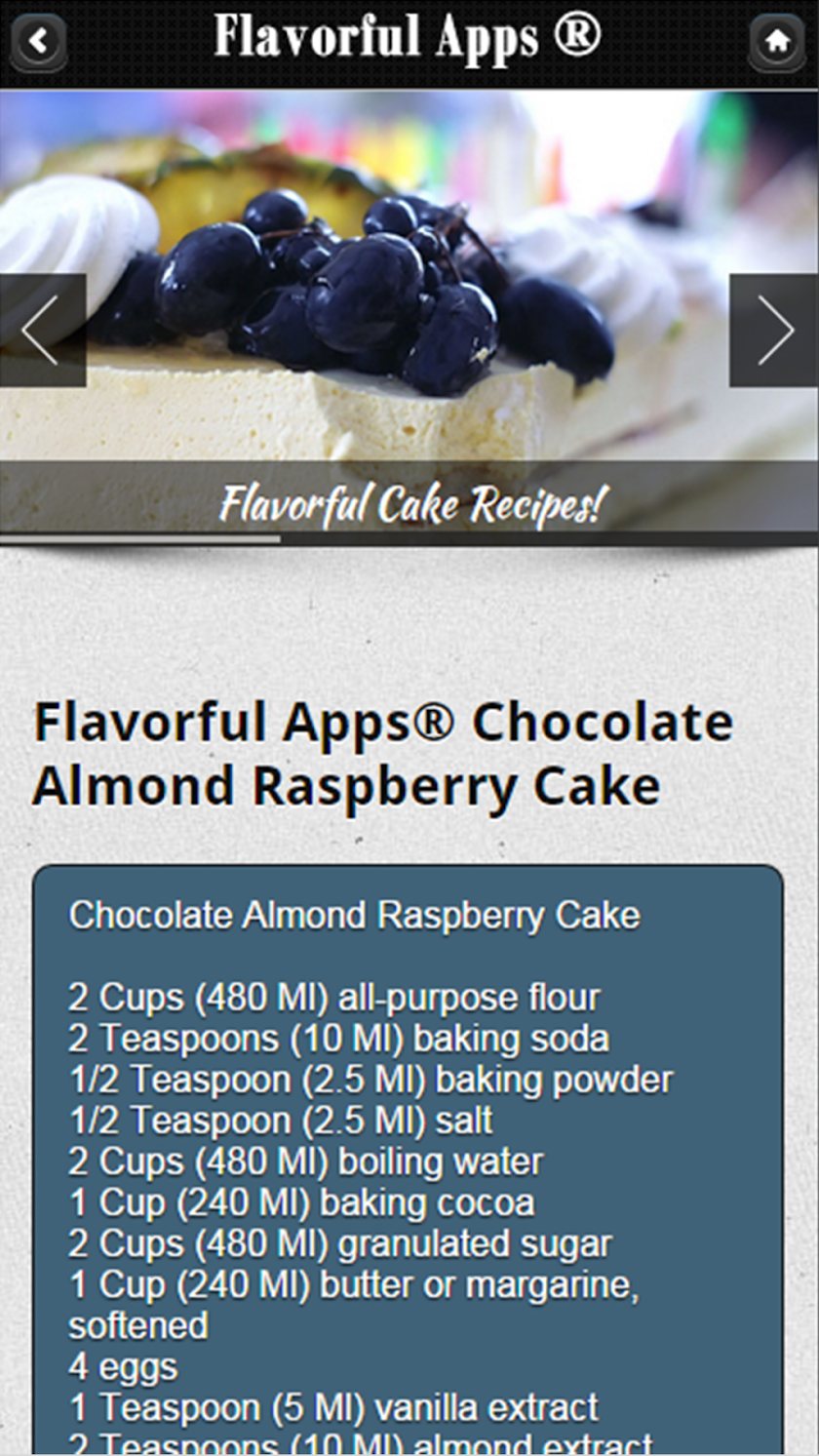 Cake Recipes - Premium Screen 3