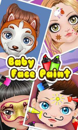아기 얼굴 페인트 - 아이 게임