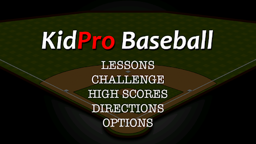 Android application KidPro Baseball screenshort