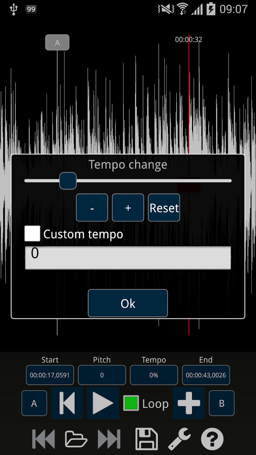 Audio Speed Changer Pro Screen 3