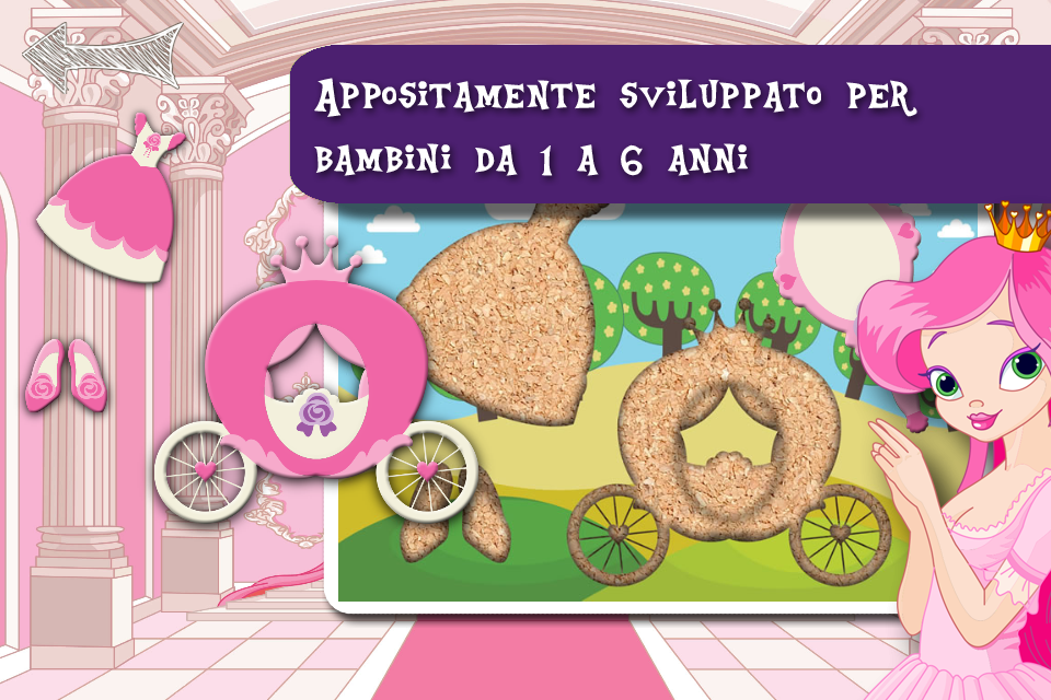 Android application Princess game for little girls screenshort