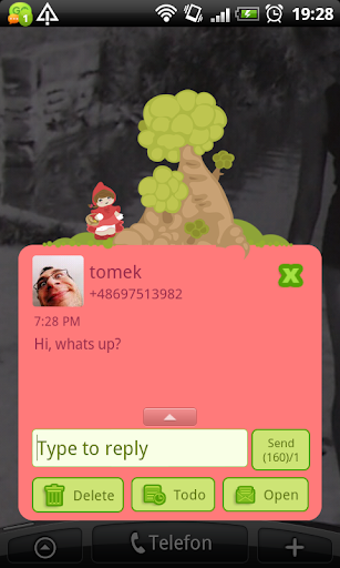 【免費個人化App】GO SMS Red Riding Hood Theme-APP點子