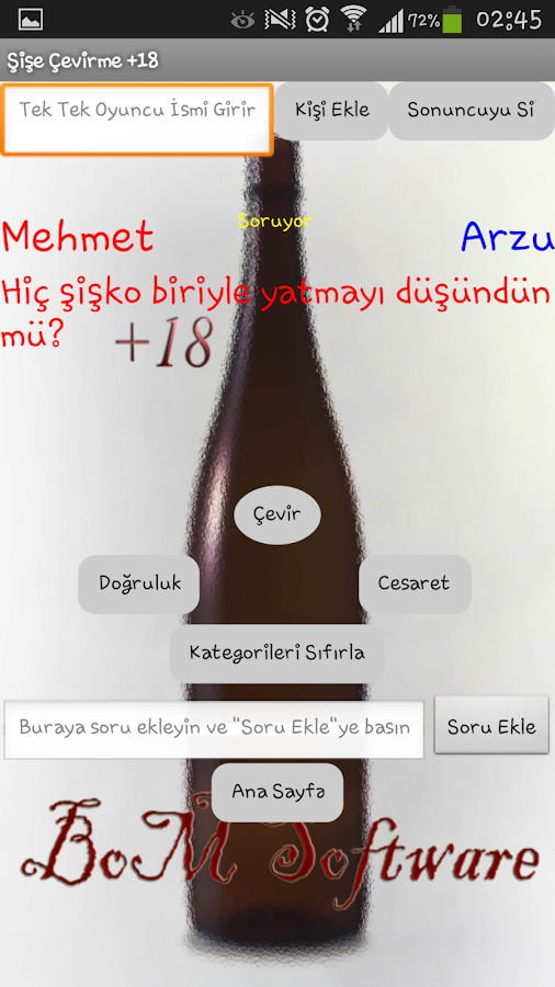 Şişe Çevirme Adult +18 - screenshot