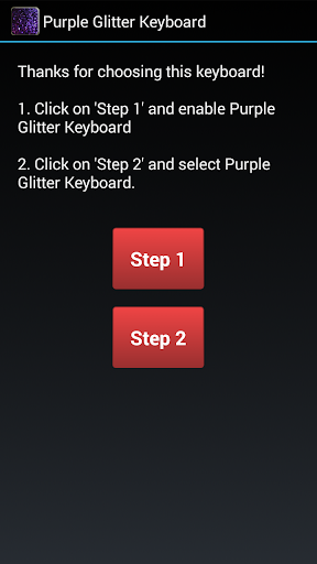 【免費個人化App】Purple Glitter Keyboard-APP點子