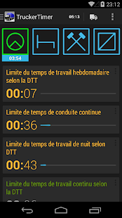 TruckerTimer Screen 2