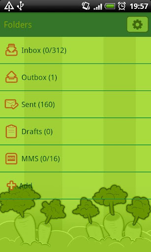 【免費個人化App】GO SMS Pro Vegetable Theme-APP點子