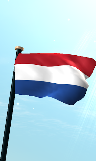 Netherlands Flag 3D Wallpaper