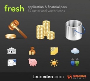finance icon pack blogging