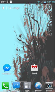Free Black Splash LWP APK