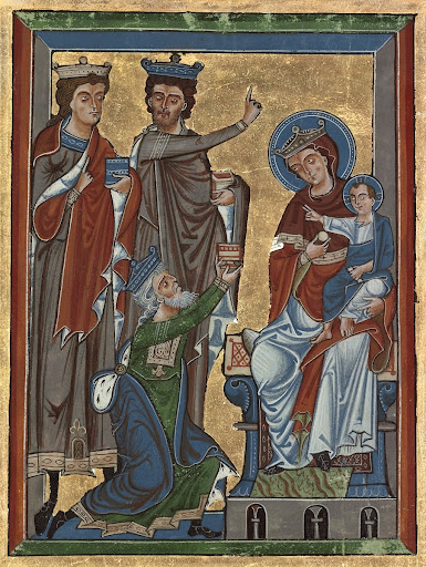 Two Miniatures from a Psalter