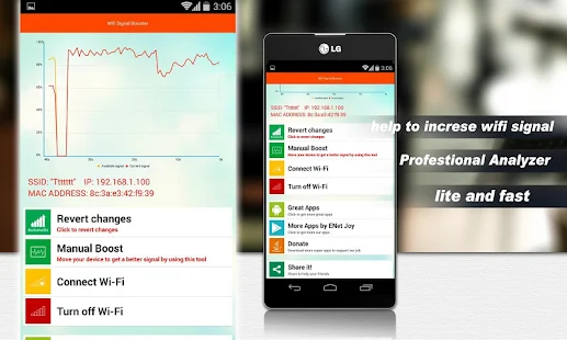 Wifi Analyzer & acelerador - screenshot thumbnail