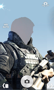 Modern soldier-US photomontage - náhled